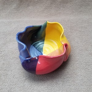 Colorful Abstract Bowl / Planter