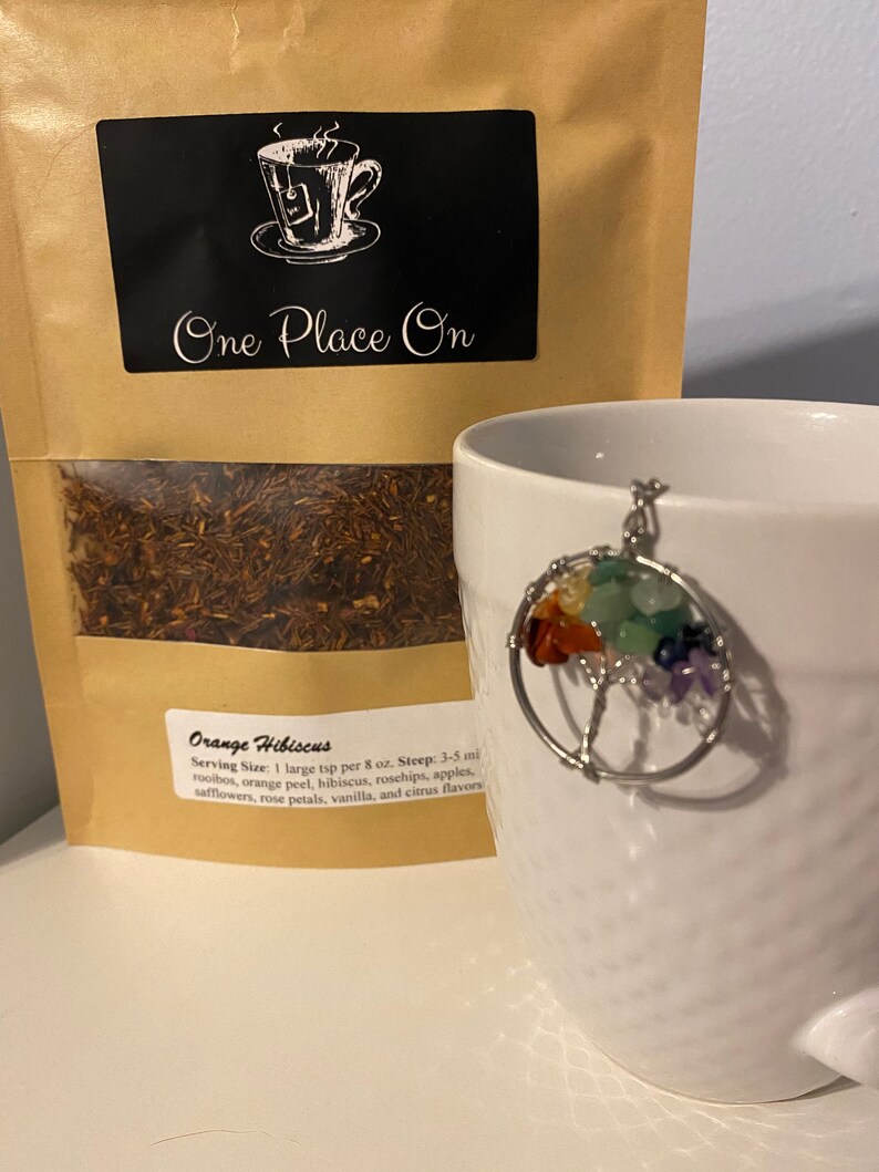 Tree of life tea infuser and loose leaf tea bundle Etsy