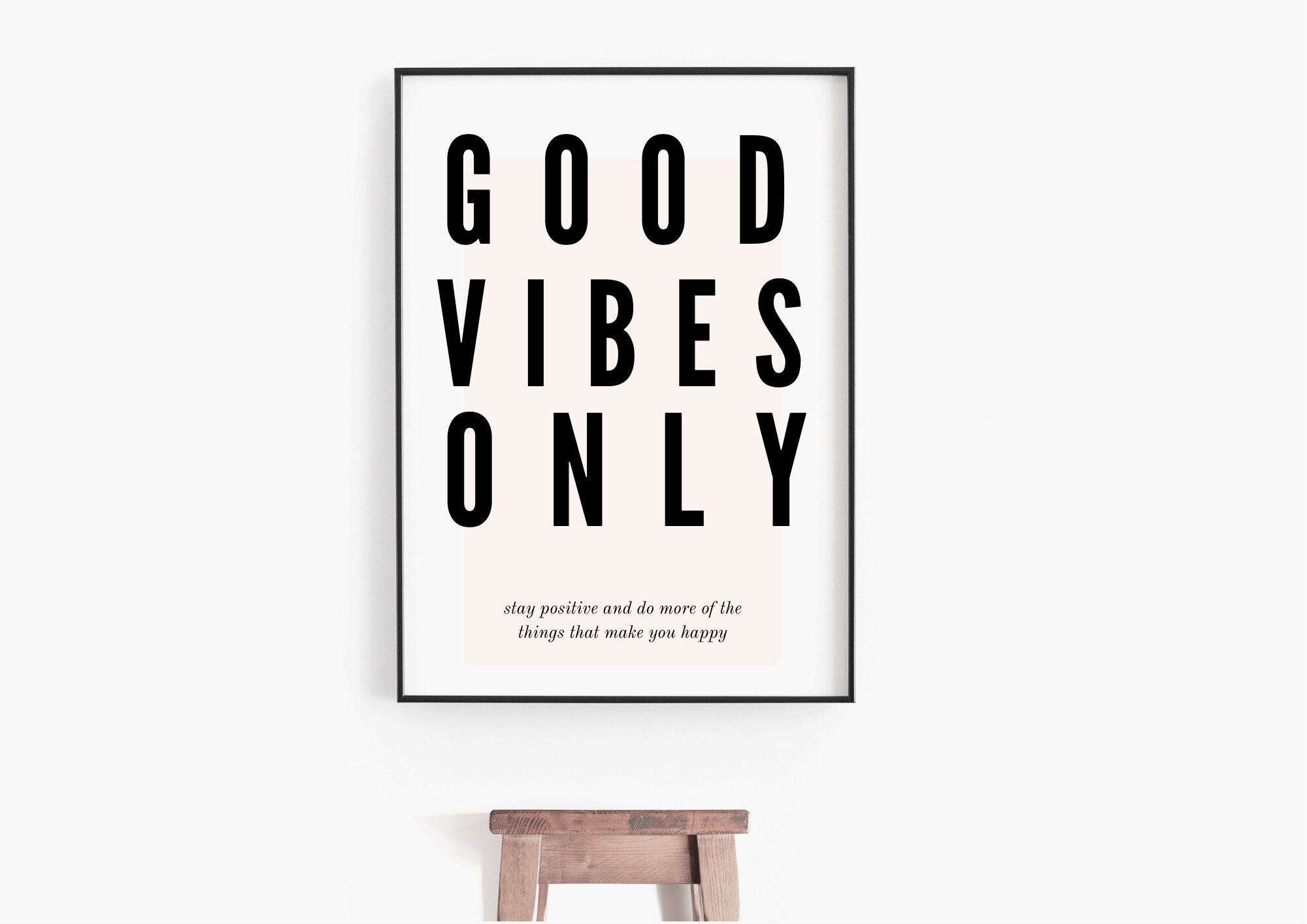 Good Vibes Only Printable Wall Art Typography Printable Good | Etsy