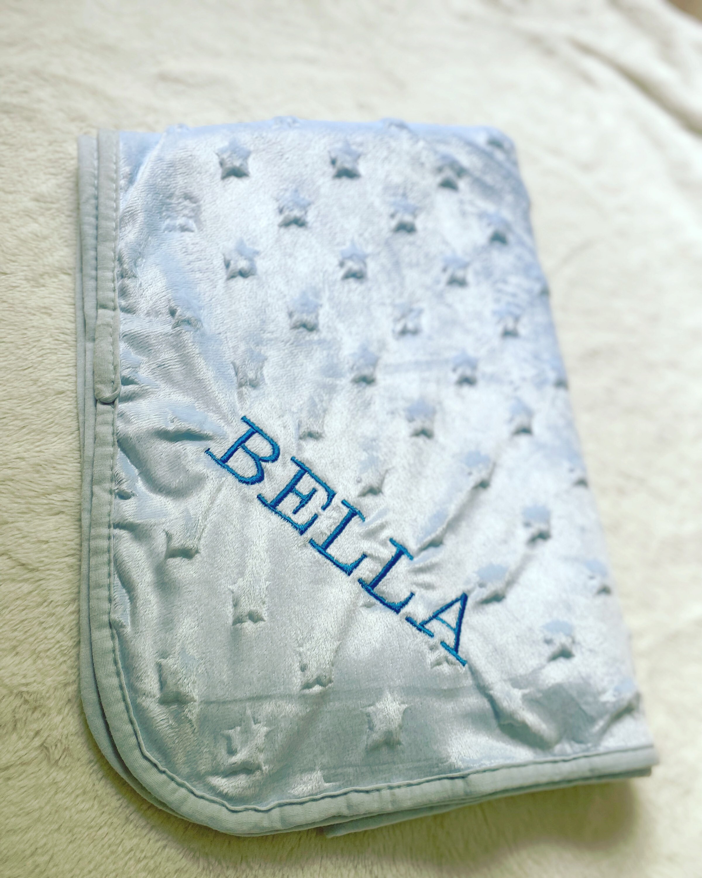 Embroidered Baby Blanket, Personalised Baby Blanket, Baby Blanket, New