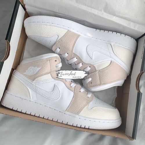 cream colored jordans
