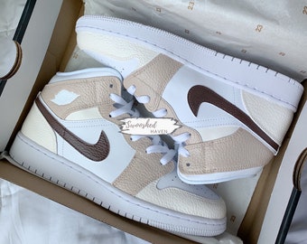 light brown jordan 1s