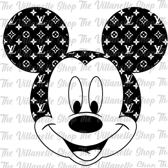 LV Mickey Mouse PNG Lv Mickey Mouse SVG | Etsy