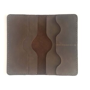 Handmade Leather Phone Wallet, Phone Case, Minimalist Leather Wallet, Leather Phone Case, Christmas Gift İdea, Personalized