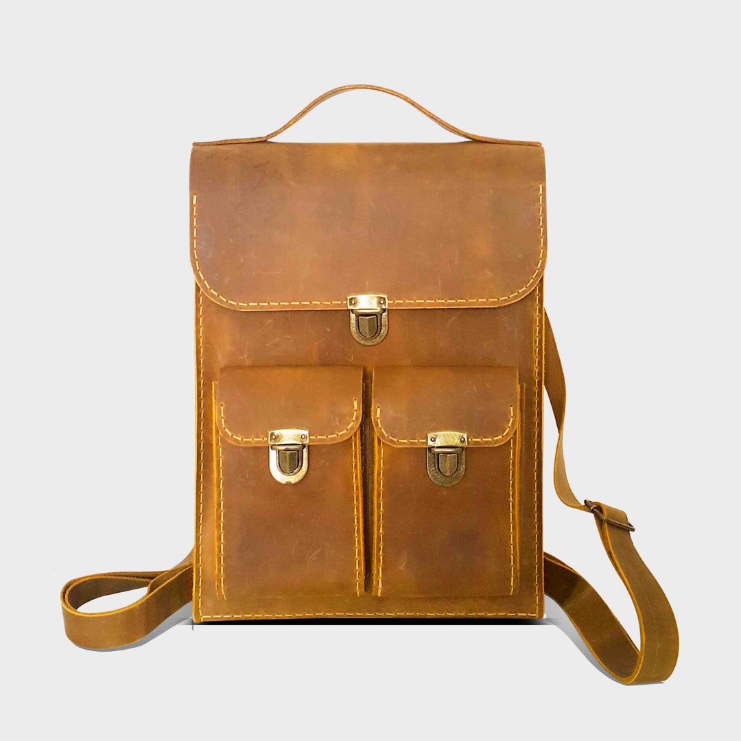 Handmade Leather Backpack, Full Grain Leather Backpack, for Woman
