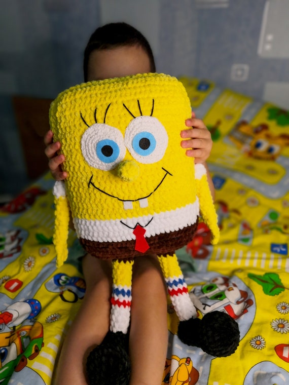 Crocheted Spongebob Squarepants Pattern Etsy Spongebob, Plush pattern, Crochet