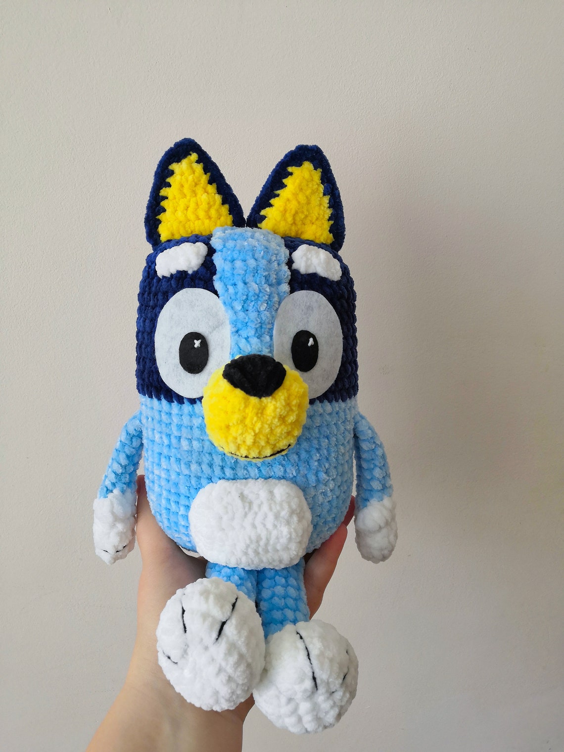 Stuffed Animal bluey mini amigurumi crochet plush toy gift Etsy