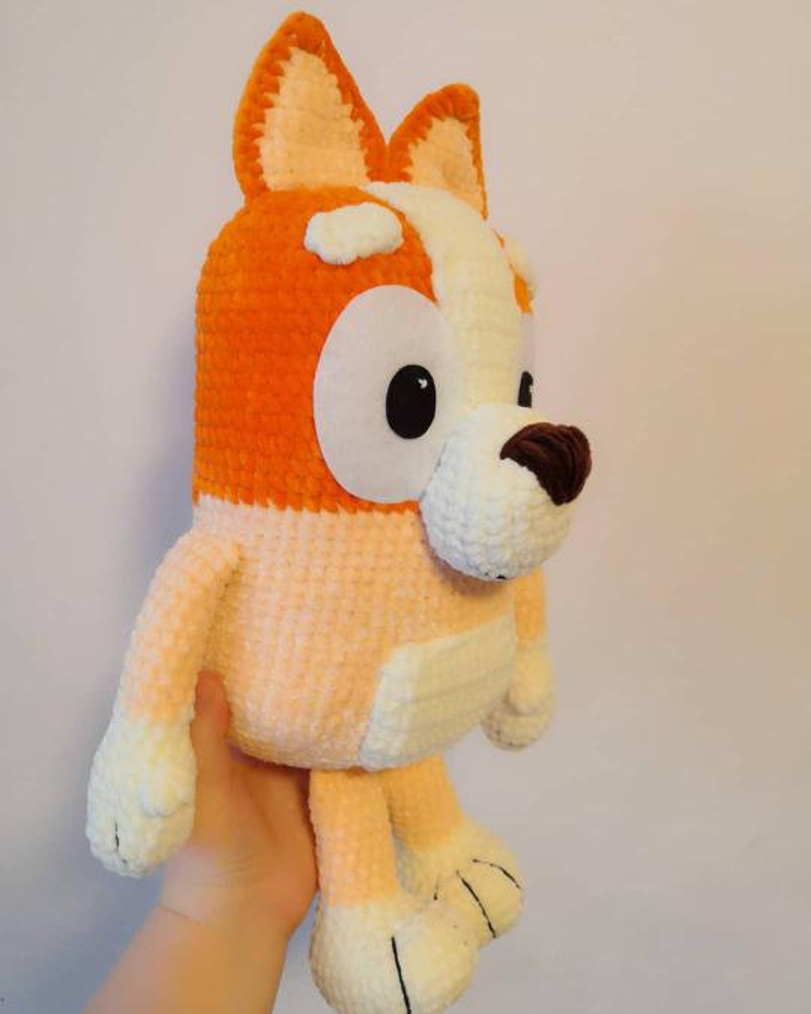 Stuffed Animals bluey Bingo muffin cartoon characters crochet Etsy