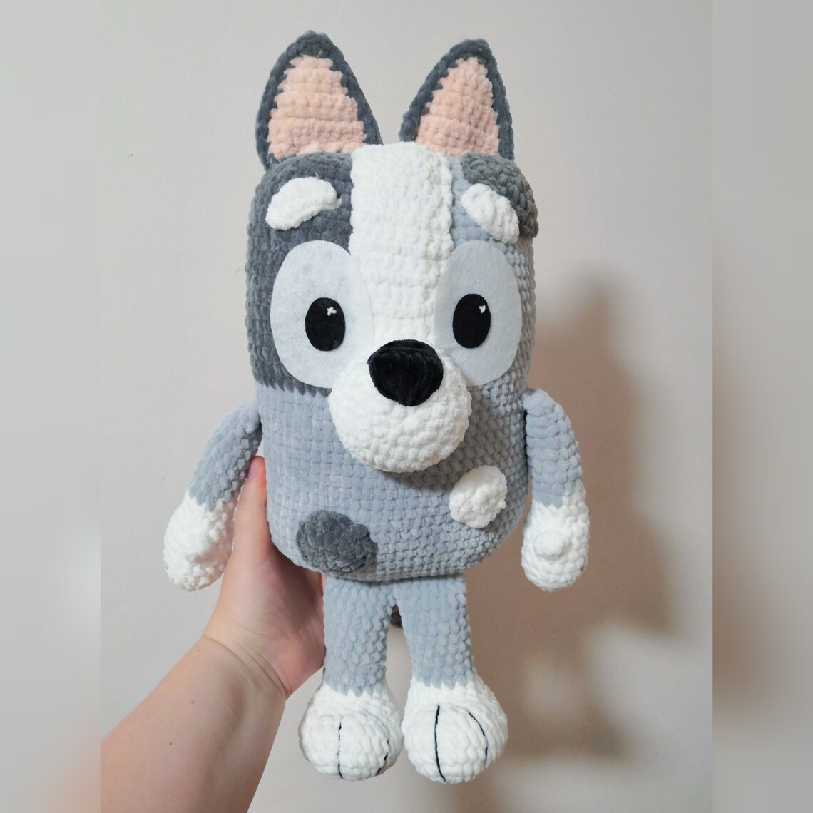 Stuffed Animals bluey Bingo muffin cartoon characters crochet Etsy