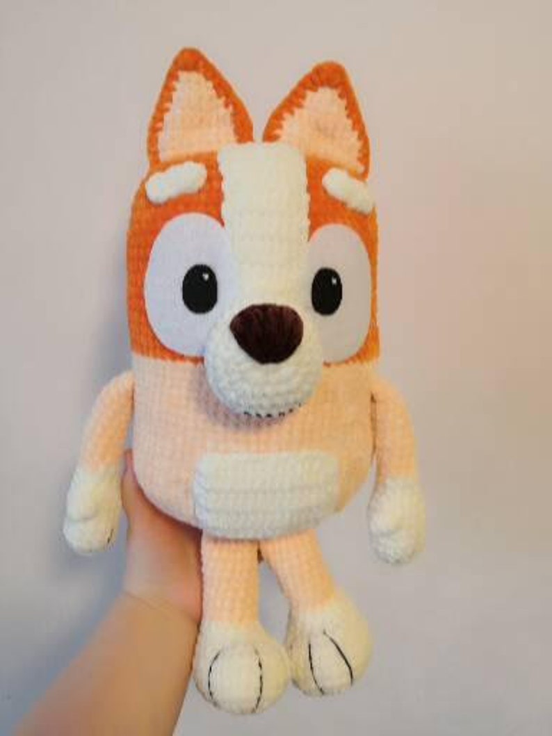 Stuffed Animals bluey Bingo muffin cartoon characters crochet Etsy
