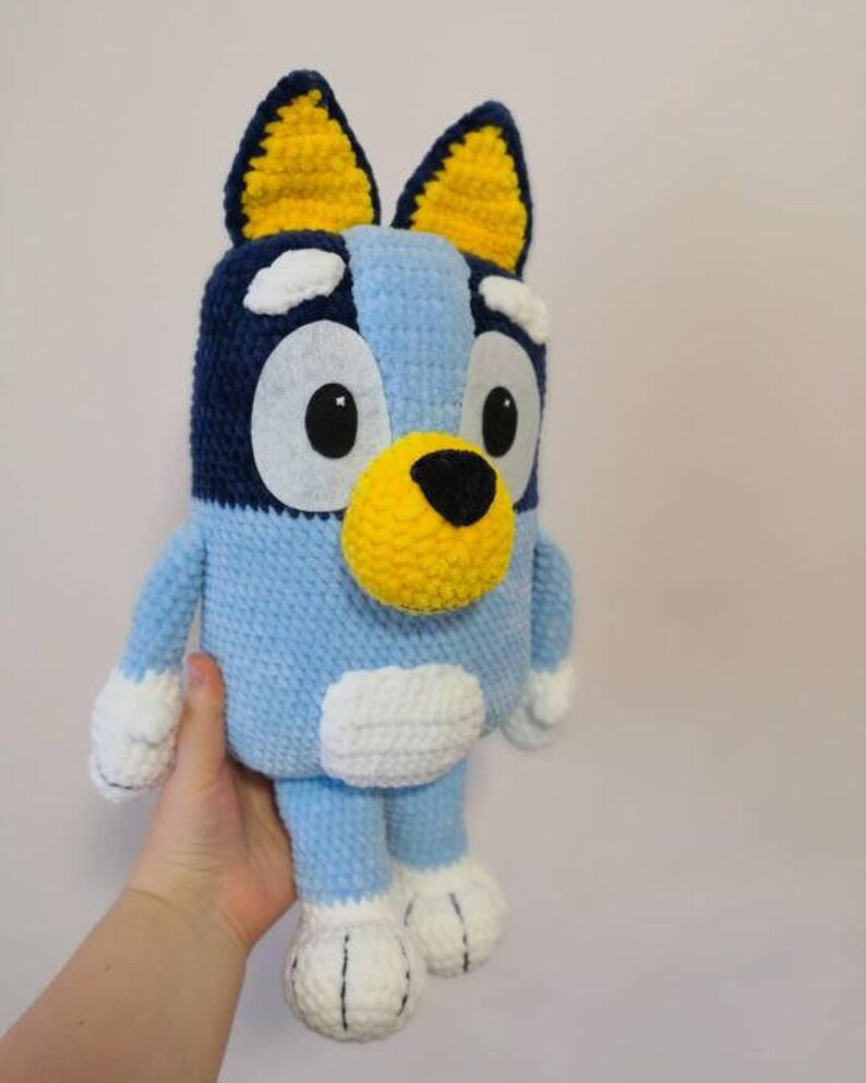 Stuffed Animals bluey Bingo muffin cartoon characters crochet Etsy