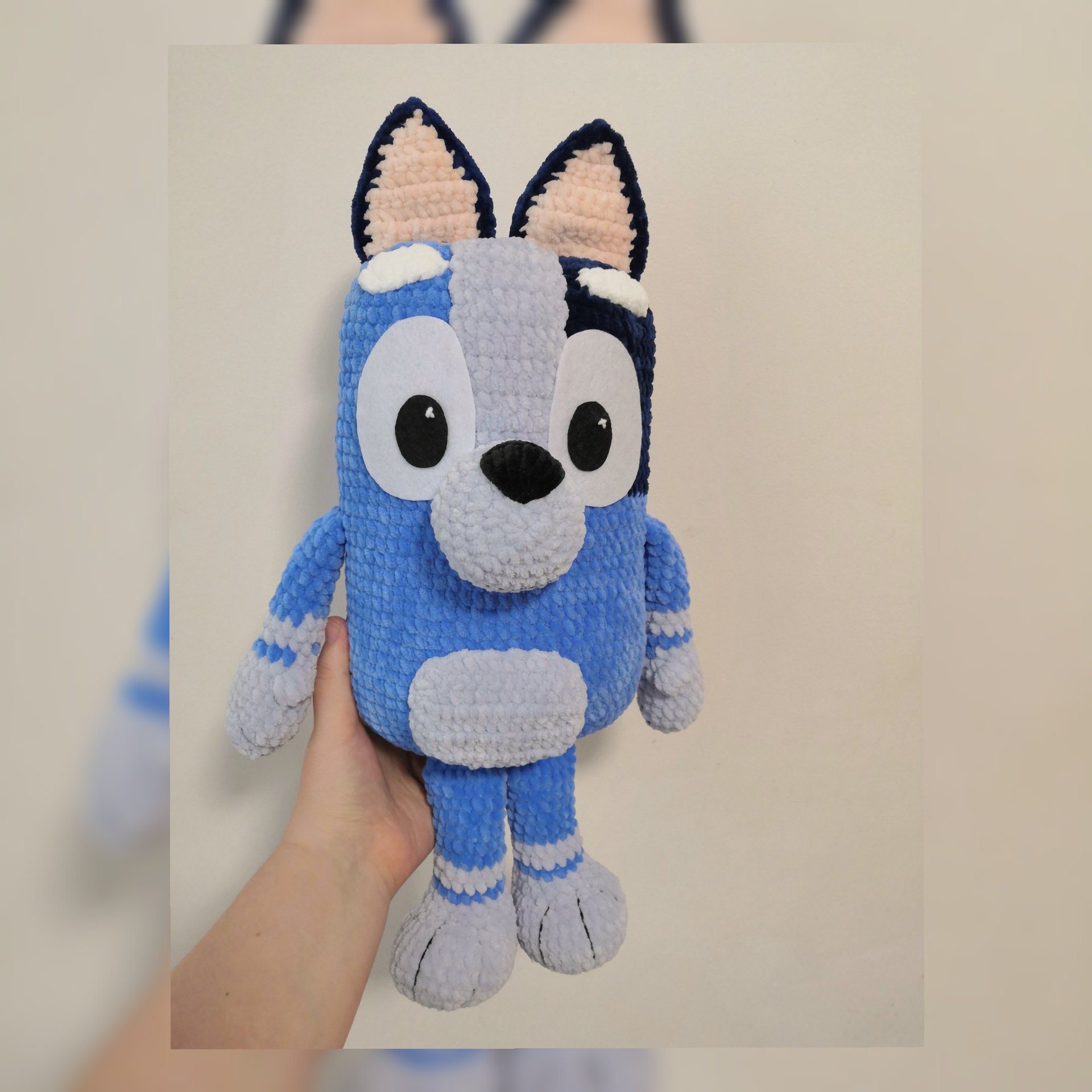 Stuffed Animal Socks crochet amigurumi toy bluey Etsy