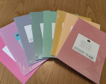 Stampin' Up Classic Cardstock 24 pack, 8.5x11, 80 lb. weight, Retired Colors