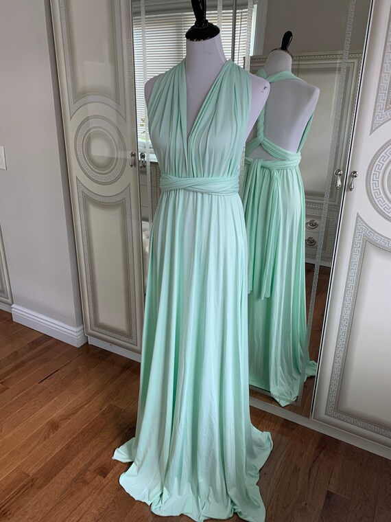Mint Green Infinity Dress vlr.eng.br