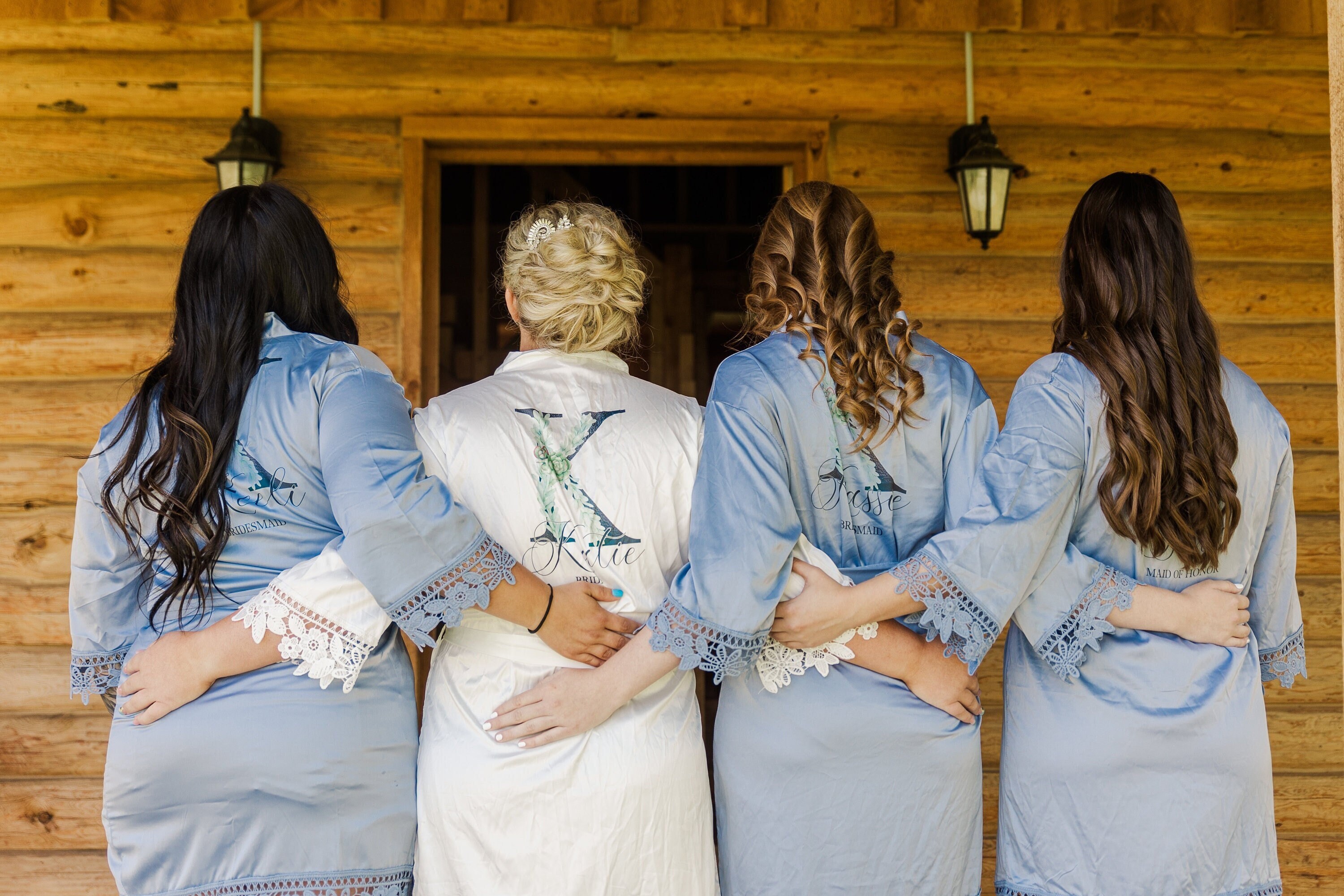 Dusty Blue Bridesmaid Robes, Personalized Robes, Bridesmaid Gift,  Bridesmaids Robes, Bridesmaid Proposal, Custom Bridal Robes 