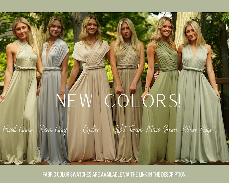 NEW COLORS Bridesmaid Dress, Maxi Infinity Dress, Convertible Multiway Wrap Dress, Evening Dress, Wedding Cocktail Party, ROSEWOOD Dress image 1