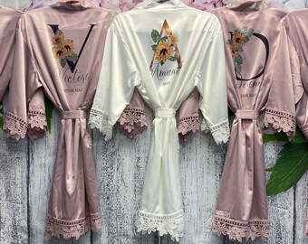 Custom Silk Robe - Etsy