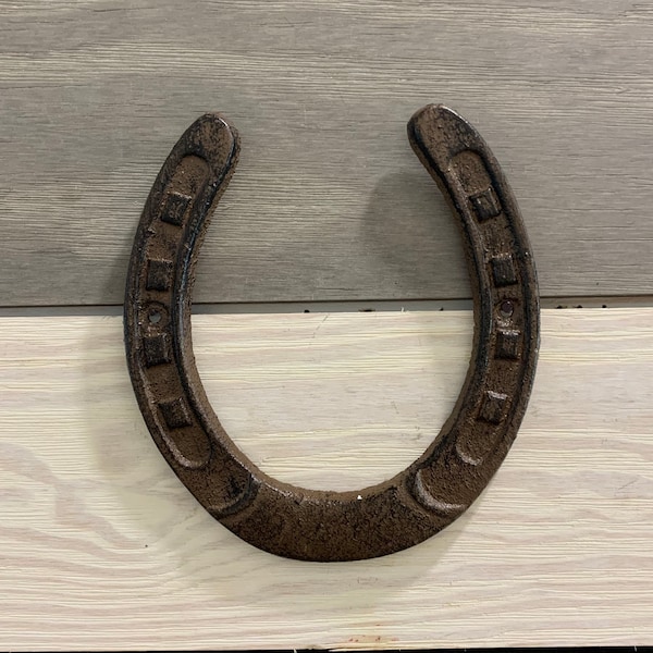 Cast Iron Horseshoe, Bedroom Wall Hanger, Coatroom Organizer, Outdoor Space Saver, Storage System, Wall Hanging, Beach Decor, Gift