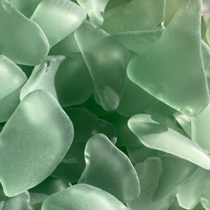 Large Sea Foam Sea Glass Light Green Glass Jewelry Sea Glass Ocean Glass Tumbled Beach Sea Glass Craft Glass Frosty Art Glass Seaglass