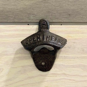 Cast Iron Bottle Opener - Nautical Decor - Wedding Gift - Gift - Mermaid Gift - Beach Nautical Decor - Vintage - Beer Bottle Opener