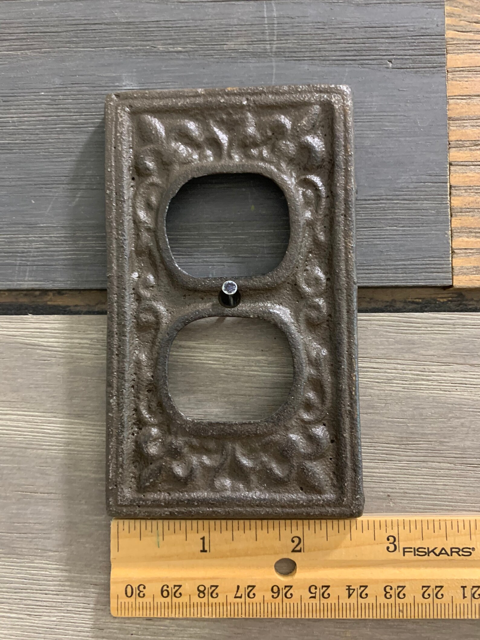 Cast Iron Outlet Cover Decorative Outlet Cover Cast Iron Etsy