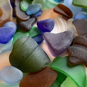 Mixed Sizes of Sea Glass Jewelry Sea Glass Ocean Glass Tumbled Beach Sea Glass Craft Glass Frosty Art Glass Seaglass Bulk Sea Glass.