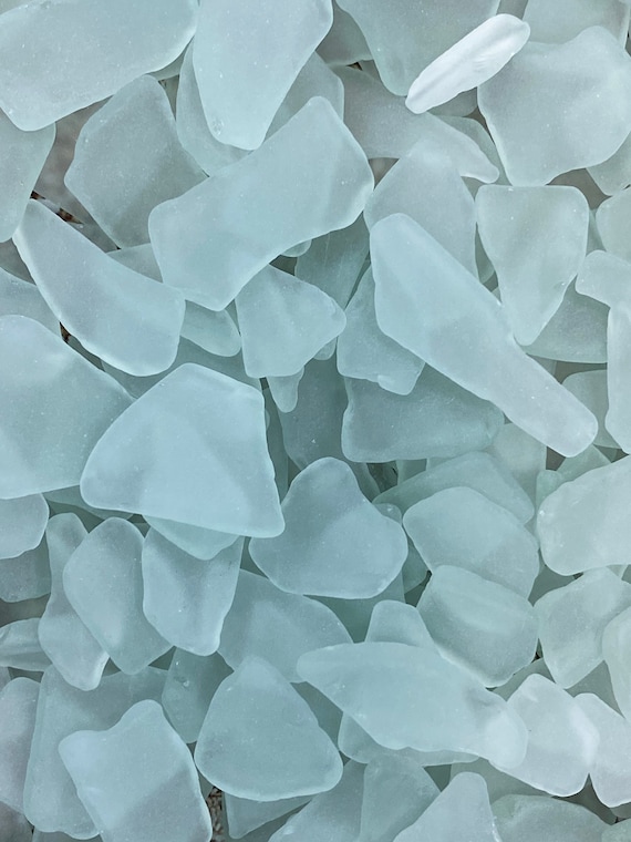 Sea Glass | 11oz Aqua Blue Tumbled Sea Glass Decor | Bulk Seaglass Pieces  for Beach Wedding Decor & Crafts | Plus Free Nautical eBook by Joseph Rains