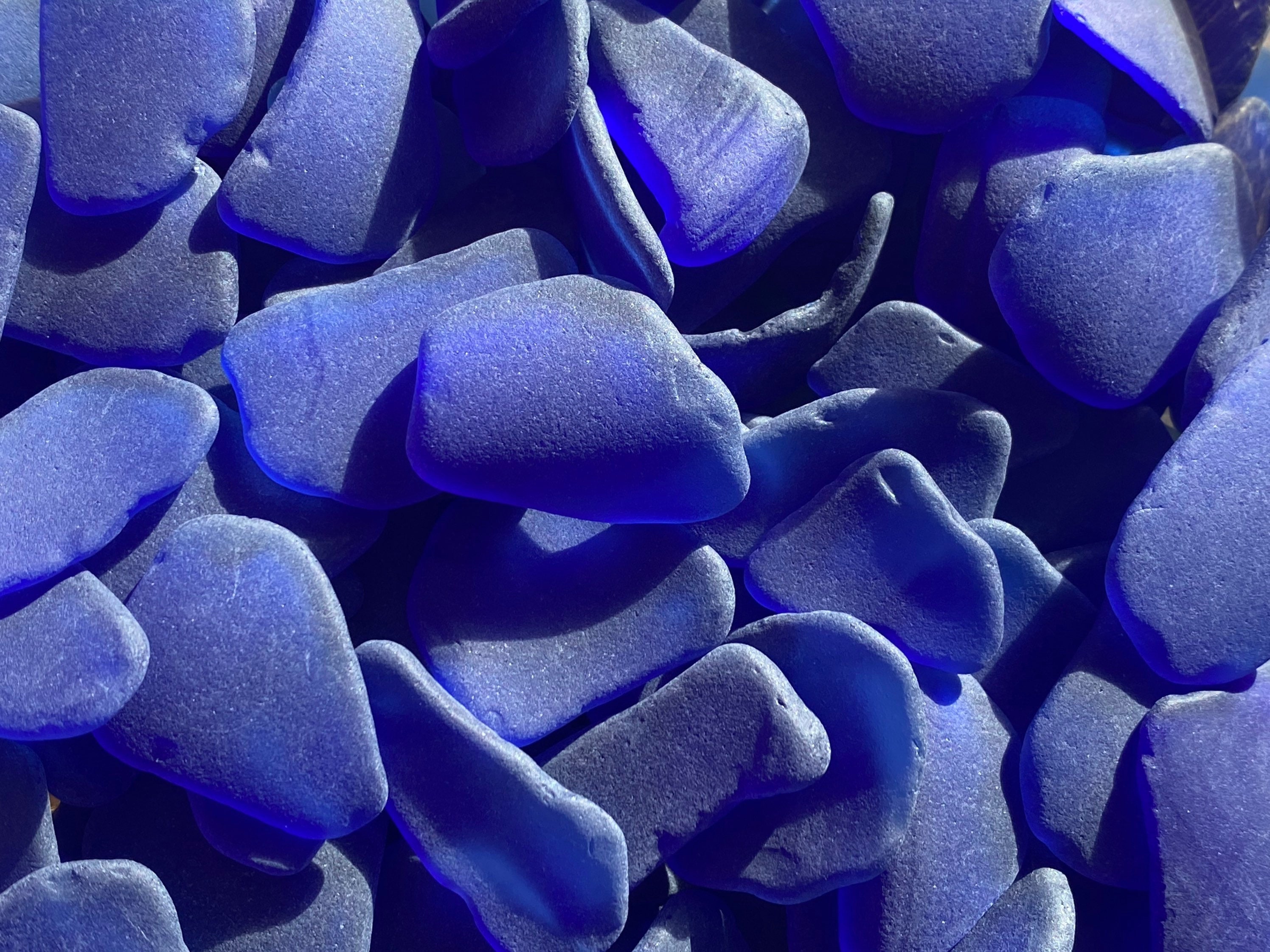 Buy Large Cobalt Blue Sea Glass Jewelry Sea Glass Ocean Glass Tumbled Beach Sea Glass Craft Glass Frosty Art Glass Seaglass Online in India Etsy