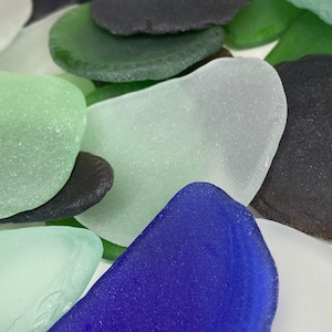 XL Sea Glass Bottle Bottoms Sea Glass Ocean Glass Tumbled Beach Glass Craft Sea Glass Bulk Frosty Seaglass