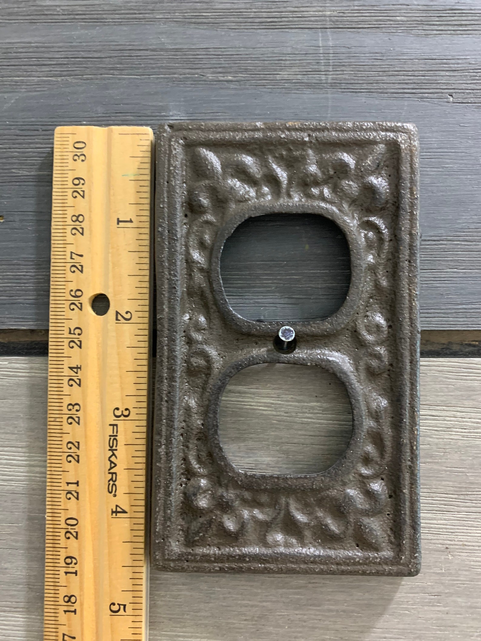 Cast Iron Outlet Cover Decorative Outlet Cover Cast Iron Etsy