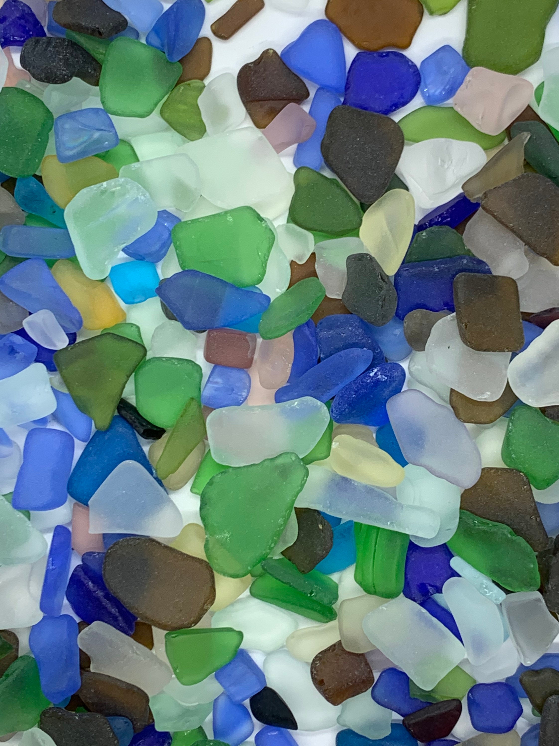 Small Sea Glass Authentic Beach Real Ocean Tumbled Beach Glass Etsy