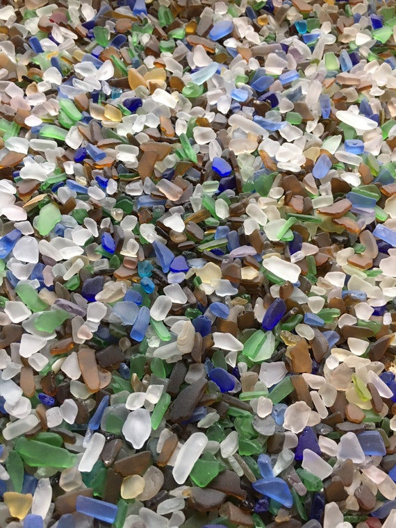 Large Sea Glass Beach Glass Ocean Tumbled Sea Glass Frosty Sea