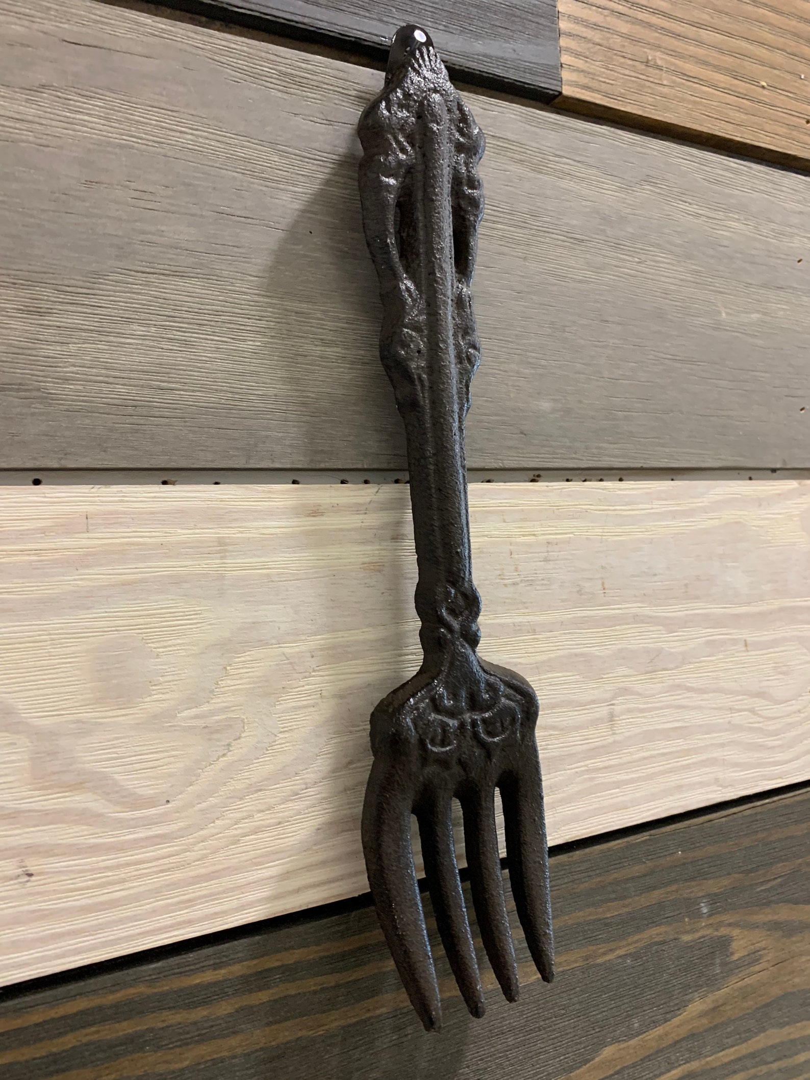 Cast Iron Fork Kitchen Wall Decor Great for Any Kitchen Etsy