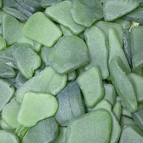 Bulk Green Sea Glass Genuine Beach Glass Lot 50300 Pieces Etsy