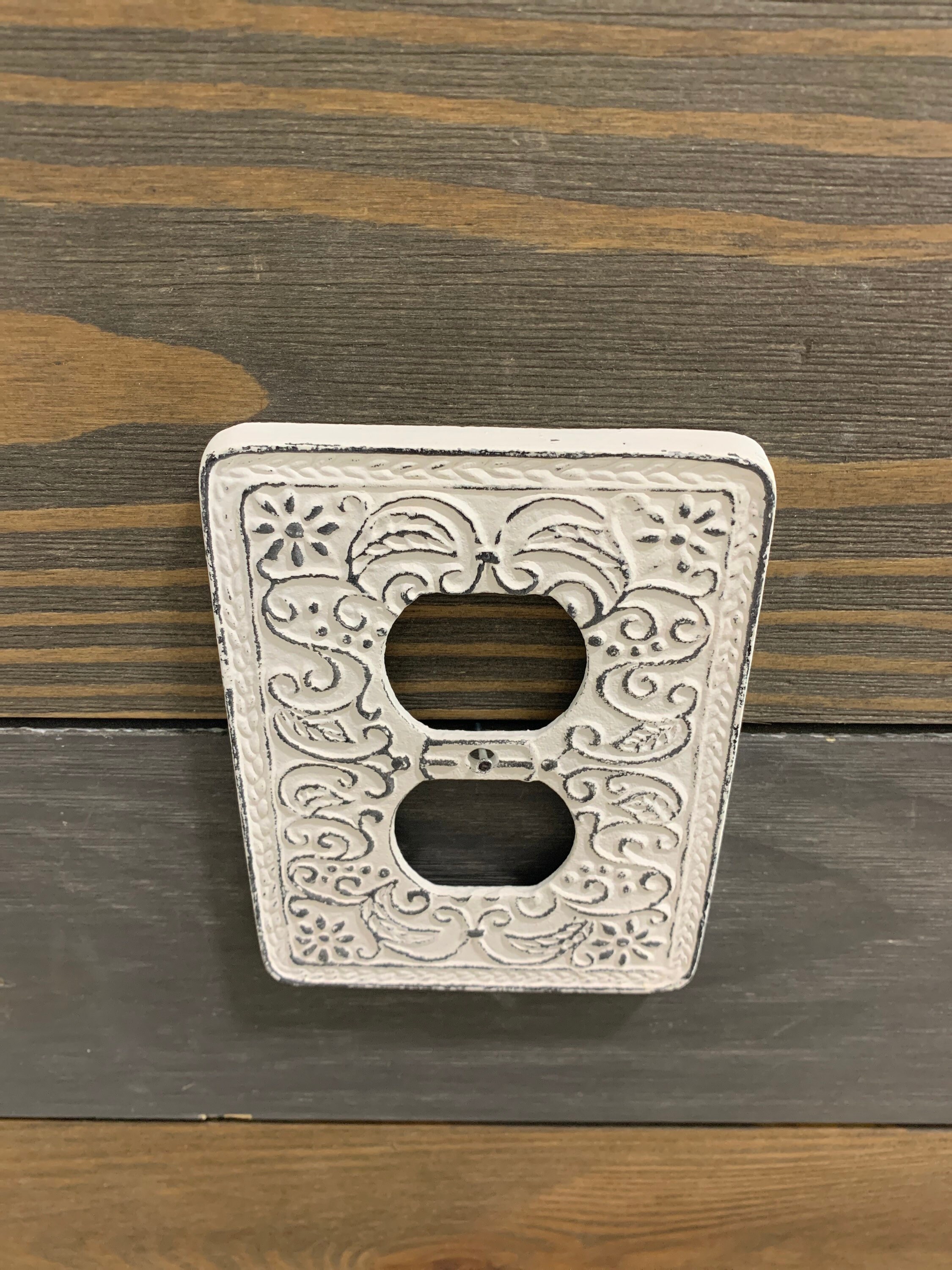 Cast Iron Outlet Cover Decorative Outlet Cover Cast Iron Etsy