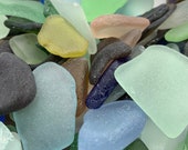 Large Sea Glass Authentic Real Ocean Tumbled Beach Glass Bulk 5-100 Pieces Seaglass