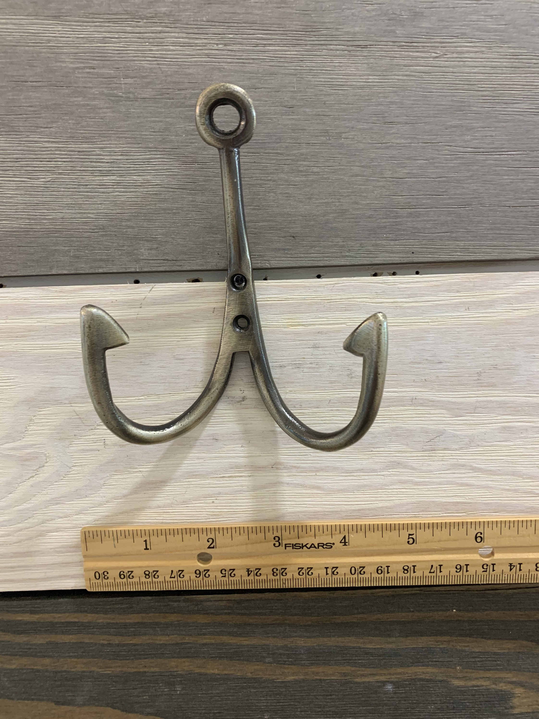 Metal Fishing Hook Towel Hook Bedroom Wall Hanger Coatroom Etsy