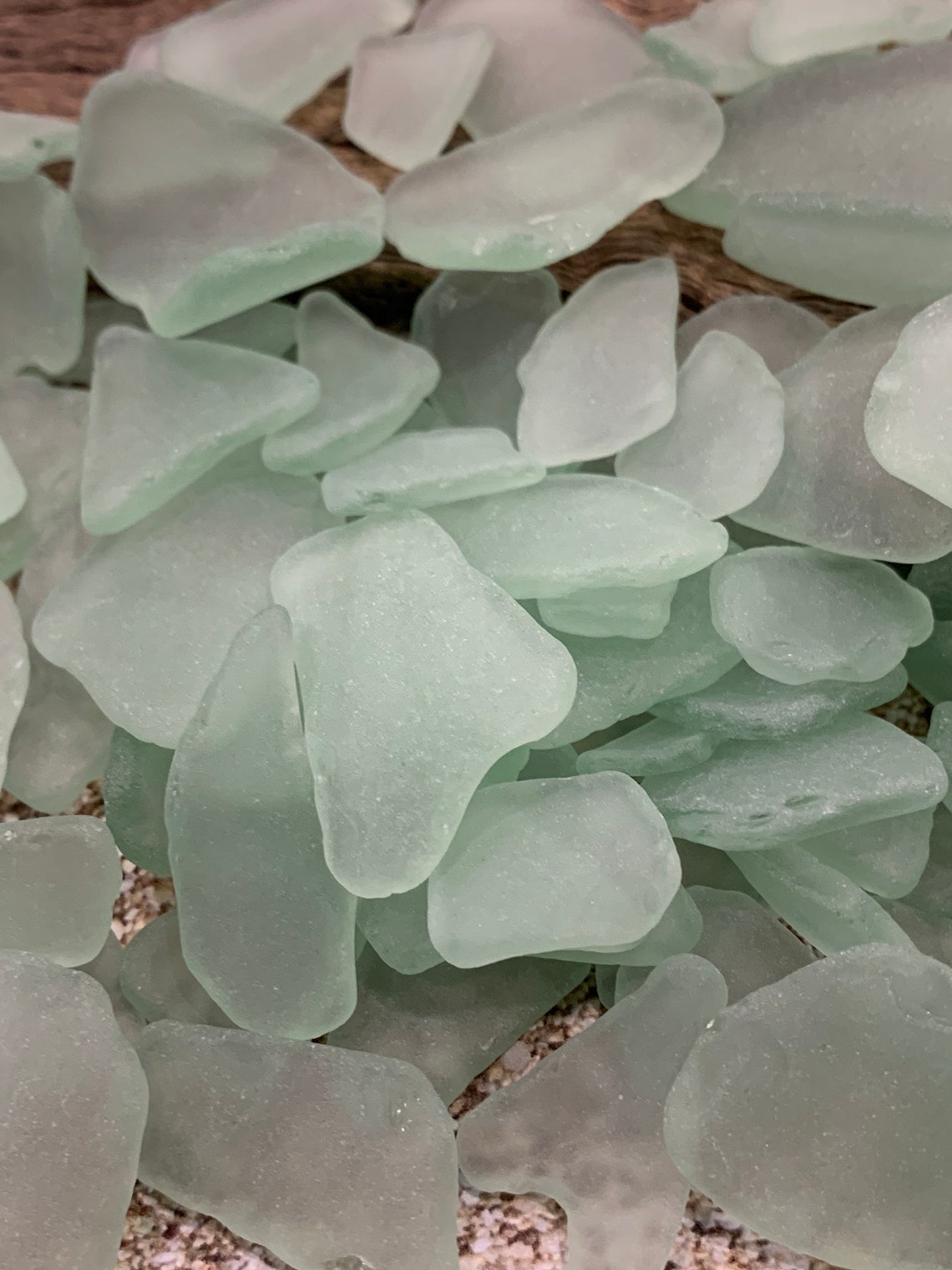 Sea Foam Green Light Aqua Sea Glass Authentic from Florida Etsy