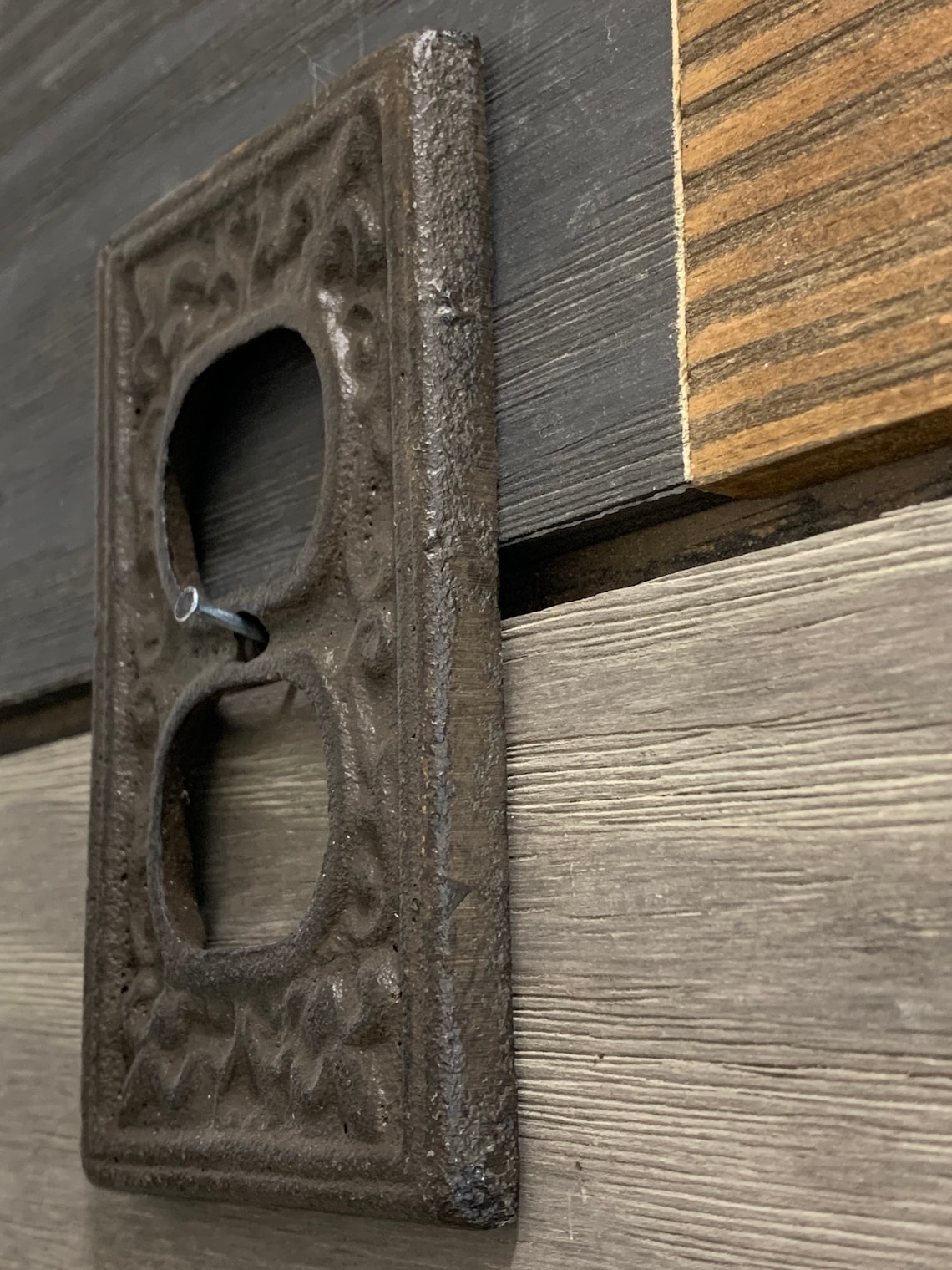 Cast Iron Outlet Cover Decorative Outlet Cover Cast Iron Etsy