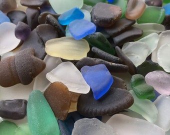 Medium Sea Glass Beach Glass Frosty Tumbled Beach Glass Great For Stain Glass Ocean Glass Sea Glass Craft Art Glass Seaglass 5-200 Pieces