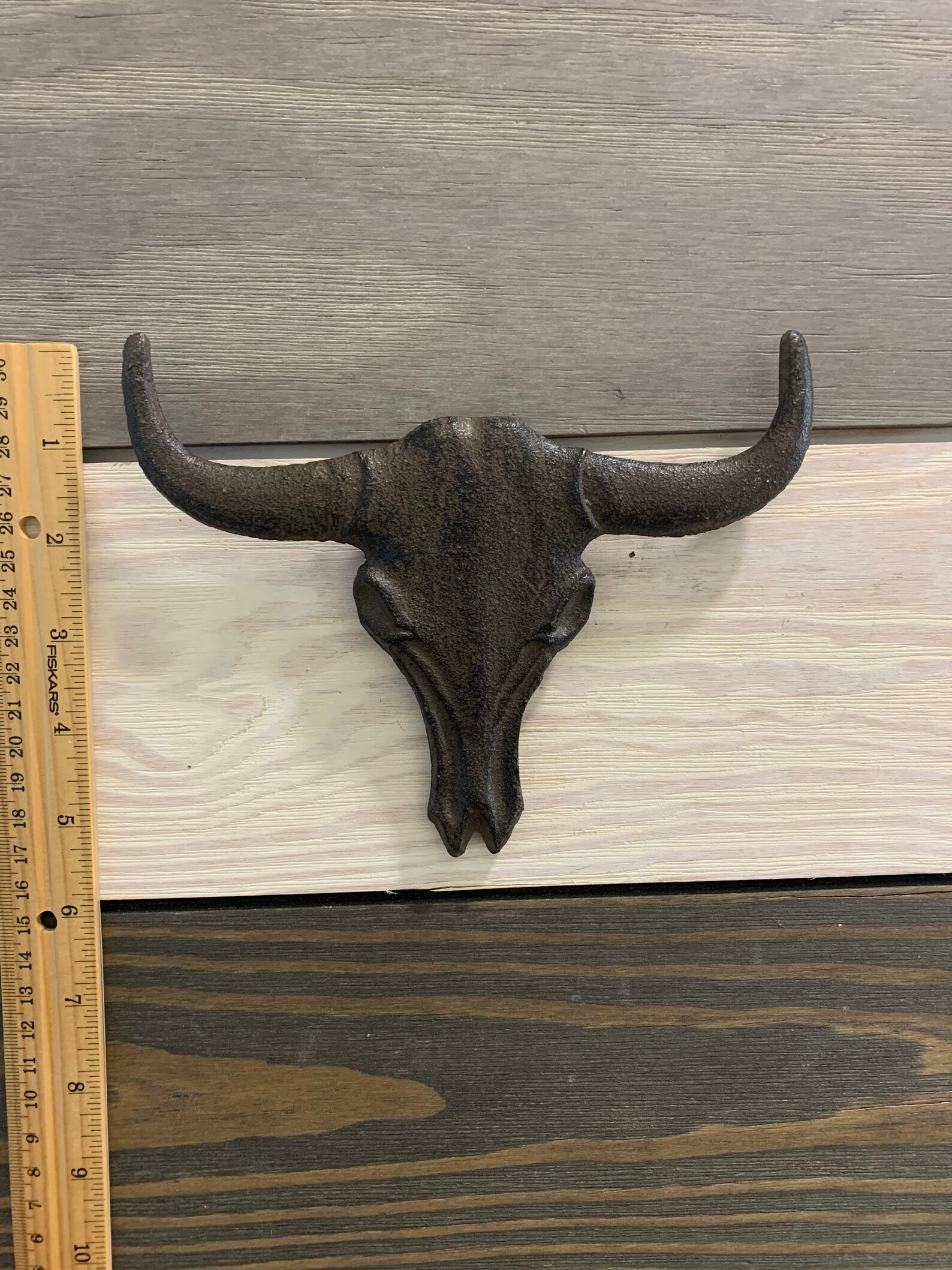 Cast Iron Bull Wall Decor Home Decor Beach Decor Coastal Etsy