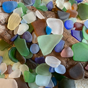 40 Pieces Mixed Sizes of Sea Glass Jewelry Sea Glass Ocean Glass Tumbled Beach Sea Glass Craft Glass Frosty Art Glass Seaglass FREE SHIPPING