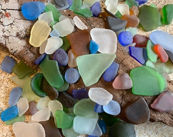 40 Pieces Mixed Sizes of Sea Glass Jewelry Sea Glass Ocean Glass Tumbled Beach Sea Glass Craft Glass Frosty Art Glass Seaglass FREE SHIPPING