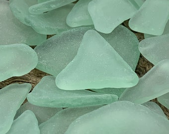 Sea Foam Green Light Green Sea Glass Beach Glass Ocean Tumbled Glass Bulk Pieces Craft Glass Sea Glass Jewelry Frosty Art Glass Seaglass