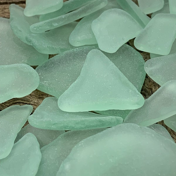 Sea Foam Green Light Green Sea Glass Beach Glass Ocean Tumbled Glass Bulk Pieces Craft Glass Sea Glass Jewelry Frosty Art Glass Seaglass