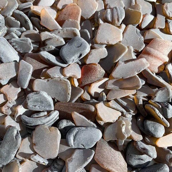 Brown Amber Sea Glass Ocean Glass Tumbled Beach Glass Craft Sea Glass Bulk 5-100 Pieces Frosty Sea Glass Seaglass FREE SHIPPING!