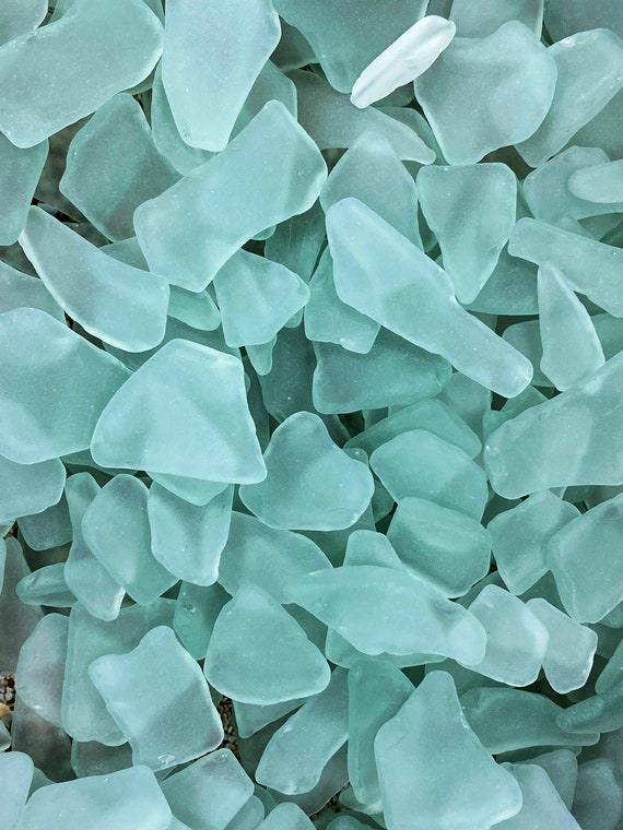 Large Sea Glass Beach Glass Ocean Tumbled Sea Glass Frosty Sea