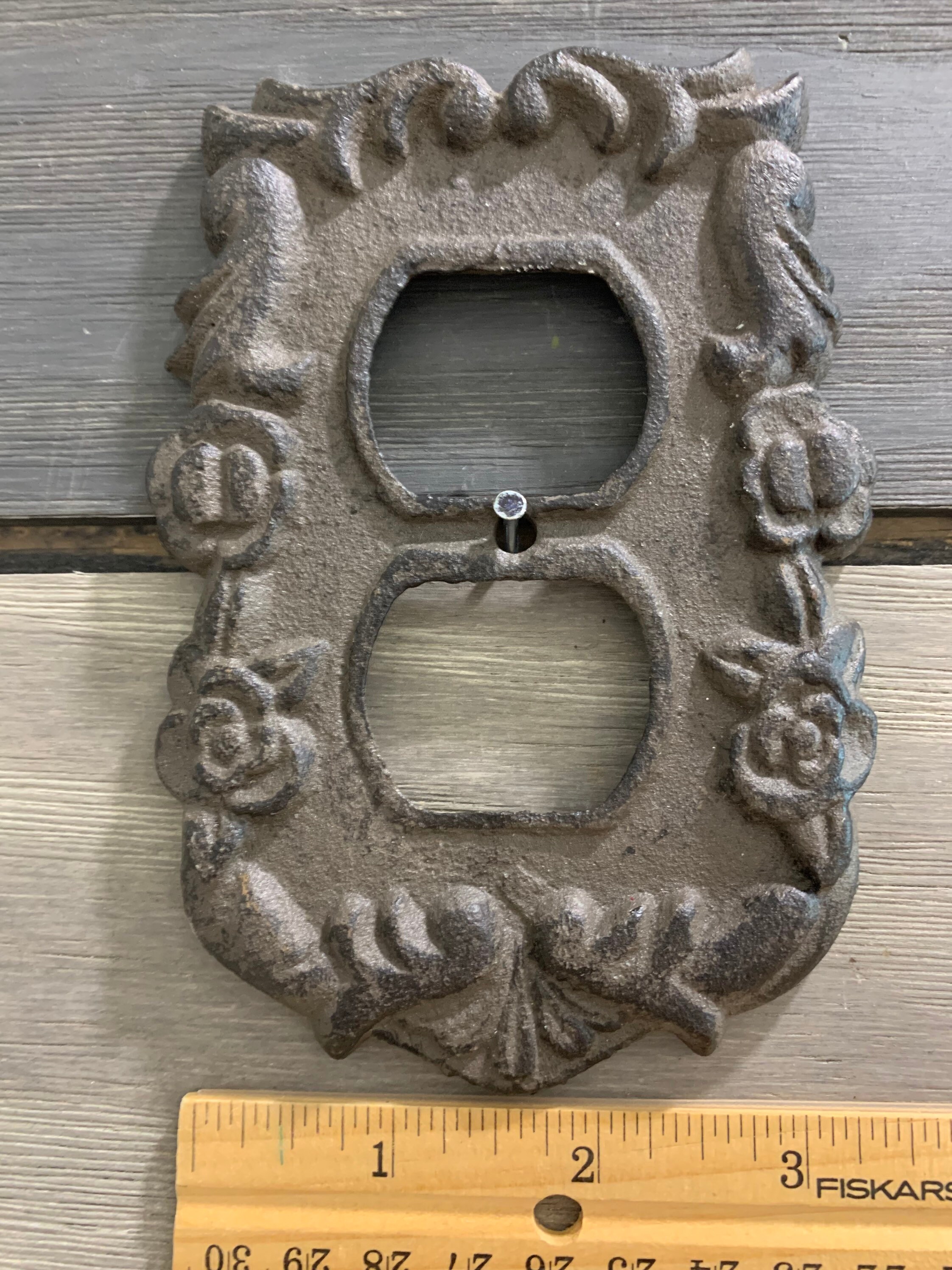 Cast Iron Outlet Cover Decorative Outlet Cover Cast Iron Etsy.de