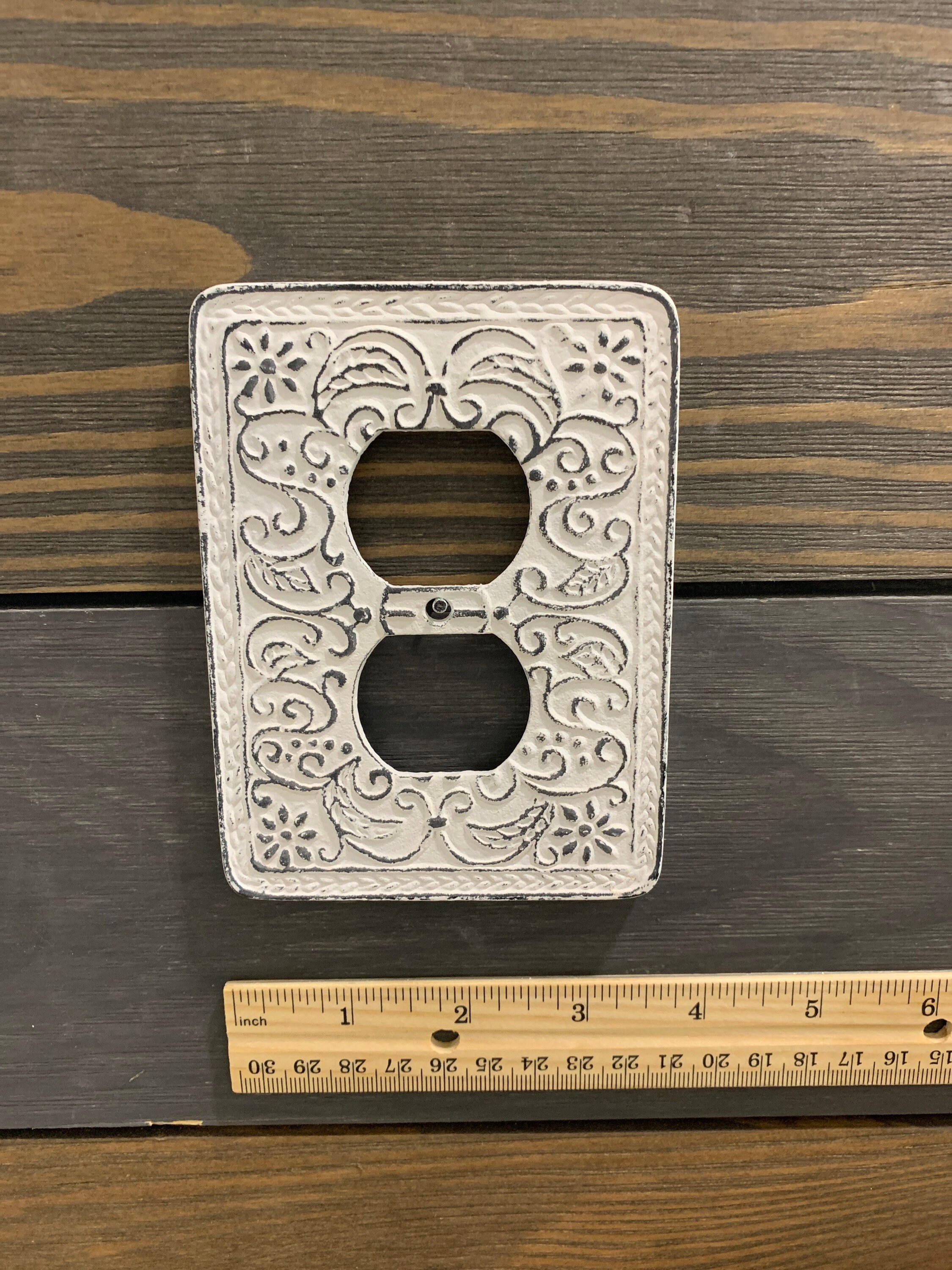 Cast Iron Outlet Cover Decorative Outlet Cover Cast Iron Etsy