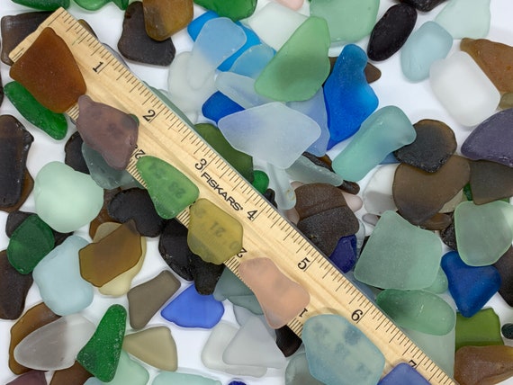 1/2 to 2 inches Assorted Pieces of Faux Sea Glass for Craft